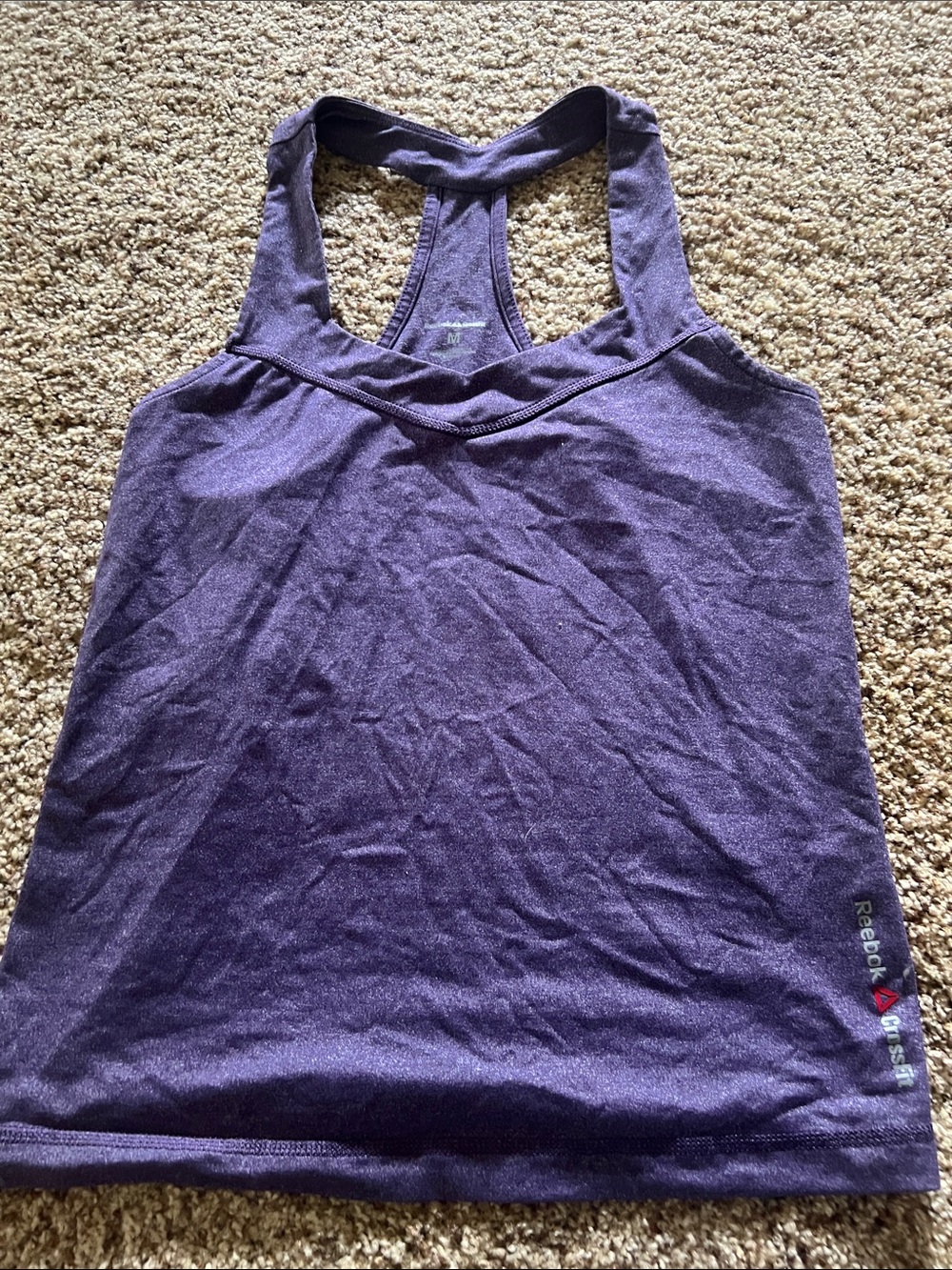 Reebok Purple Racerback Workout Tank